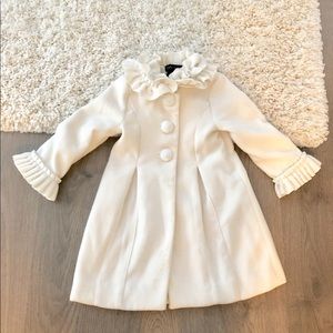 Adorable baby girl holiday pea coat - 18-24 months